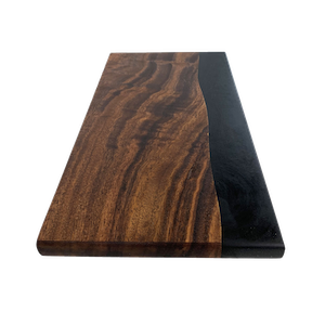 planche bois epoxy noir