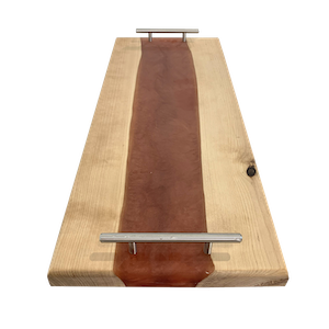 Planche service epoxy rouge